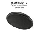 Ver imagem 5 de Assento para Banqueta Alta Almofada Redonda Conforto Espuma 35cm:Preto