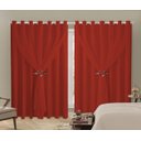 Ver imagem 2 de Cortina Blackout PVC 6,00m X 2,50m Com Voil Vermelho