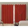 Cortina Blackout PVC 6,00m X 2,50m Com Voil Vermelho - 3