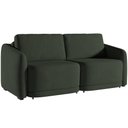 Ver imagem 1 de Sofá Cama para Sala de Estar 2 Lugares 176cm Montserrat K01 Veludo Verde - Lyam Decor