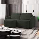 Ver imagem 2 de Sofá Cama para Sala de Estar 2 Lugares 176cm Montserrat K01 Veludo Verde - Lyam Decor