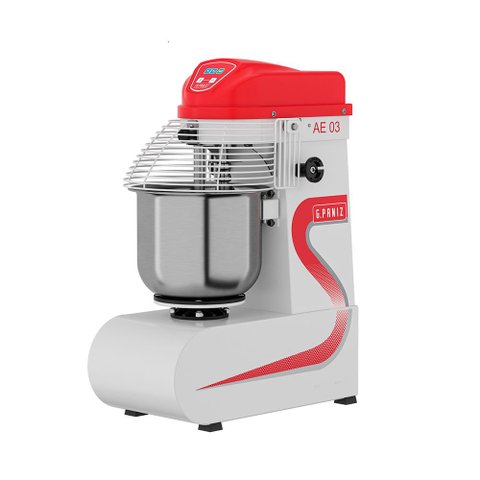 Masseira Espiral Digital Fiorella AE-03 Epóxi - Bivolt 3 Velocidades 3Kgs de Massa Pronta - G.Paniz 