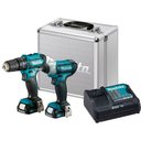 Ver imagem 1 de COMBO: FURADEIRA/PARAFUSADEIRA HP333D + PARAFUSADEIRA TD110D+MALETA+CARREGADOR+BATERIAS+BIT MAKITA