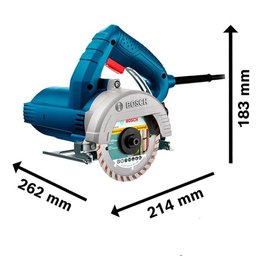 Serra Mármore Bosch GDC 150, 1500W, com 2 discos - 110 Volts - 3