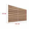 Painel mdf expositor 90x135 painel canelado mdf painel canelado madeira Painel canaletado madeira - 1