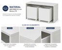Ver imagem 7 de Mesa Infantil Organizadora com Baús e Rodízios Branco