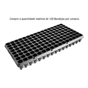 Kit 05 Bandeja Sementeira Para Produção De Mudas 128 Células