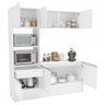 Cozinha Compacta Évora 6 Portas 1 Gaveta Branco - Politorno - 6