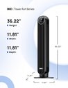 Ver mais imagens de Dreo Nomad One: Ventilador Torre Oscilante 90º Silencioso 4 Velocidades e 4 Modos (dr-htf007)