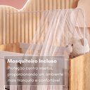 Ver imagem 6 de Mini Berço Moisés Multifuncional 100% MDF com Colchão Incluso Multimóveis Crtig-BER004 Branco/