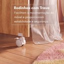 Ver imagem 7 de Mini Berço Moisés Multifuncional 100% MDF com Colchão Incluso Multimóveis Crtig-BER004 Branco/