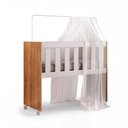 Ver imagem 2 de Mini Berço Moisés Multifuncional 100% MDF com Colchão Incluso Multimóveis Crtig-BER004 Branco/