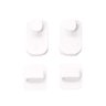 Kit Suporte Adesivo Controle Remoto 4 Peças sem Furo Parede, Branco - 1