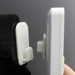 Kit Suporte Adesivo Controle Remoto 4 Peças sem Furo Parede, Branco - 3