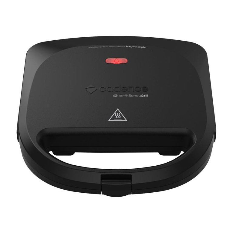 Sanduicheira Elétrica Cadence Sandugrill Preta - 220v