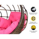 Ver imagem 3 de Balanço Ninho Suspenso Hungria Argila e Lisato Pink