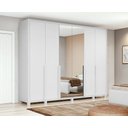 Ver mais imagens de Guarda-Roupas Casal 6 Portas 6 Gavetas com Pés 100% MDF com 4 Espelhos Imperatore - Lp - Rei de Casa