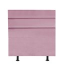 Ver imagem 1 de Cabeceira Estofada Argentina 90cm Solteiro Para Cama Box Quarto Suede Rosa Bebê - Gat Magazine