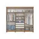 Ver mais imagens de Guarda Roupa Casal Jade 6 Portas 3 Gavetas Cinamomo Henn