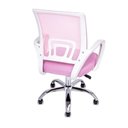 Ver imagem 4 de Kit 6 Cadeiras de Escritório Begonia Tela Mesh Ergonômico Rosa