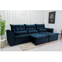 Ver imagem 5 de Sofá Retrátil e Reclinável Ipanema 2,10m em Tecido Veludo C/ 03 Módulos - Montagem Inclusa