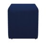PUFF PUF PUFE LUXO DADO QUADRADO GIVEN SUEDE AZUL MARINHO - TF - 2