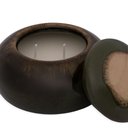 Ver imagem 3 de Vela Decorativa com Suporte em Cerâmica Verde 11,5cm 22418 Mart