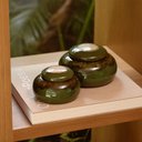 Ver imagem 4 de Vela Decorativa com Suporte em Cerâmica Verde 11,5cm 22418 Mart