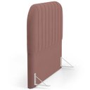 Ver imagem 6 de Cabeceira Cama Box Queen Estofada Orgânica 160cm Alice W01 Suede Rosê - Lyam Decor