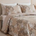 Ver imagem 1 de Kit Cobre Leito Colcha Colore Estampado Sb Casa
