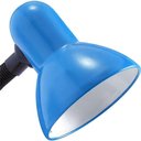 Ver imagem 4 de Luminária de Mesa com Presilha Articulada Azul Entrada E27 Bivolt para Escritório