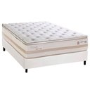 Ver imagem 1 de Conjunto Box Casal: Colchão Molas Herval Maxspring Real + Base Crc Corano White (138x188)