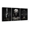 Kit 3 Quadros Decorativos P/ Advocacia Direito C/ Frase - 1