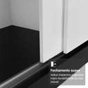 Ver imagem 6 de Guarda-Roupa Casal com Pés 3 Portas de Correr de Espelho Reno Madesa