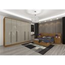 Ver imagem 4 de GUARDA ROUPA CASAL 6 PORTAS 8 GAVETAS SEVILLA TCIL