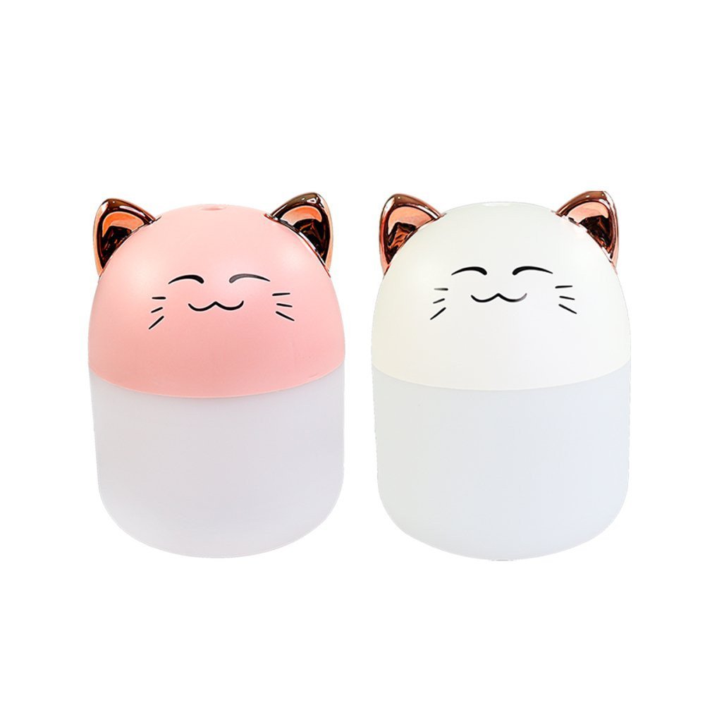 Umidificador de Ambientes de Gatinho Usb 250ml Led Rgb - 2