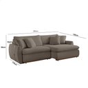 Ver imagem 2 de Sofá Cama 190 Cm Braço 15 Cm Retrátil e Reclinável Inova Meu Sofá Online