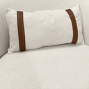 Ver imagem 5 de Puff Poltrona Decorativa Orgânica Roma Sala Bouclé com Almofada:bege Claro