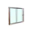 Ver imagem 2 de Janela de Correr 2 Folhas de Alumínio Brilhante 120x120