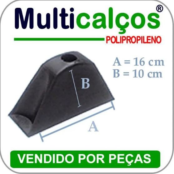 Calço para telha Modulada 50 Kit 500 Peça(s) Multicap Calços Branco - 2