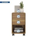 Ver imagem 5 de Mesa Escritorio 1 Gaveta Byte com Gaveteiro 2 Gavetas Byte 100%BP Marrom