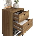 Ver imagem 6 de Mesa Escritorio 1 Gaveta Byte com Gaveteiro 2 Gavetas Byte 100%BP Marrom