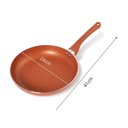 Ver imagem 4 de Frigideira Antiaderente 24cm Laranja Graniflon Moda do Chef