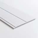 Ver imagem 1 de Forro de PVC Duplo Frisado 8mm x 20cm x 3m Belplast - Caixa com 7,2m2