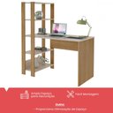 Ver imagem 2 de Mesa Escrivaninha Match com 3 Prateleiras Artely