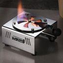 Ver imagem 1 de Mini Lareira Ecológica Aquecedor Portátil Álcool ou Etanol Aço Inox Metal 15 Cm para Casa