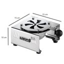 Ver imagem 2 de Mini Lareira Ecológica Aquecedor Portátil Álcool ou Etanol Aço Inox Metal 15 Cm para Casa