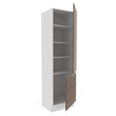 Ver imagem 4 de Paneleiro Madesa Acordes 100% MDF 60 cm 2 Portas Branco/Rustic Cor:Branco/Rustic