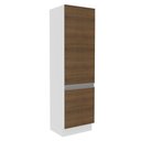Ver imagem 1 de Paneleiro Madesa Acordes 100% MDF 60 cm 2 Portas Branco/Rustic Cor:Branco/Rustic