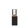 Mesa Escrivanha Home Office Mdf com Prateleiras Artemis Canela - 5